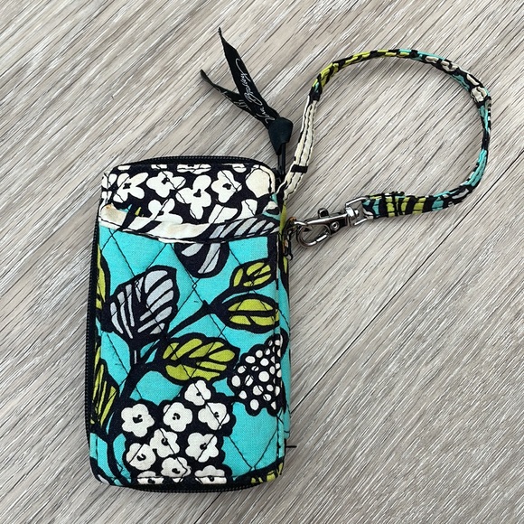 Vera Bradley Island Blooms ID wristlet - Picture 2 of 3